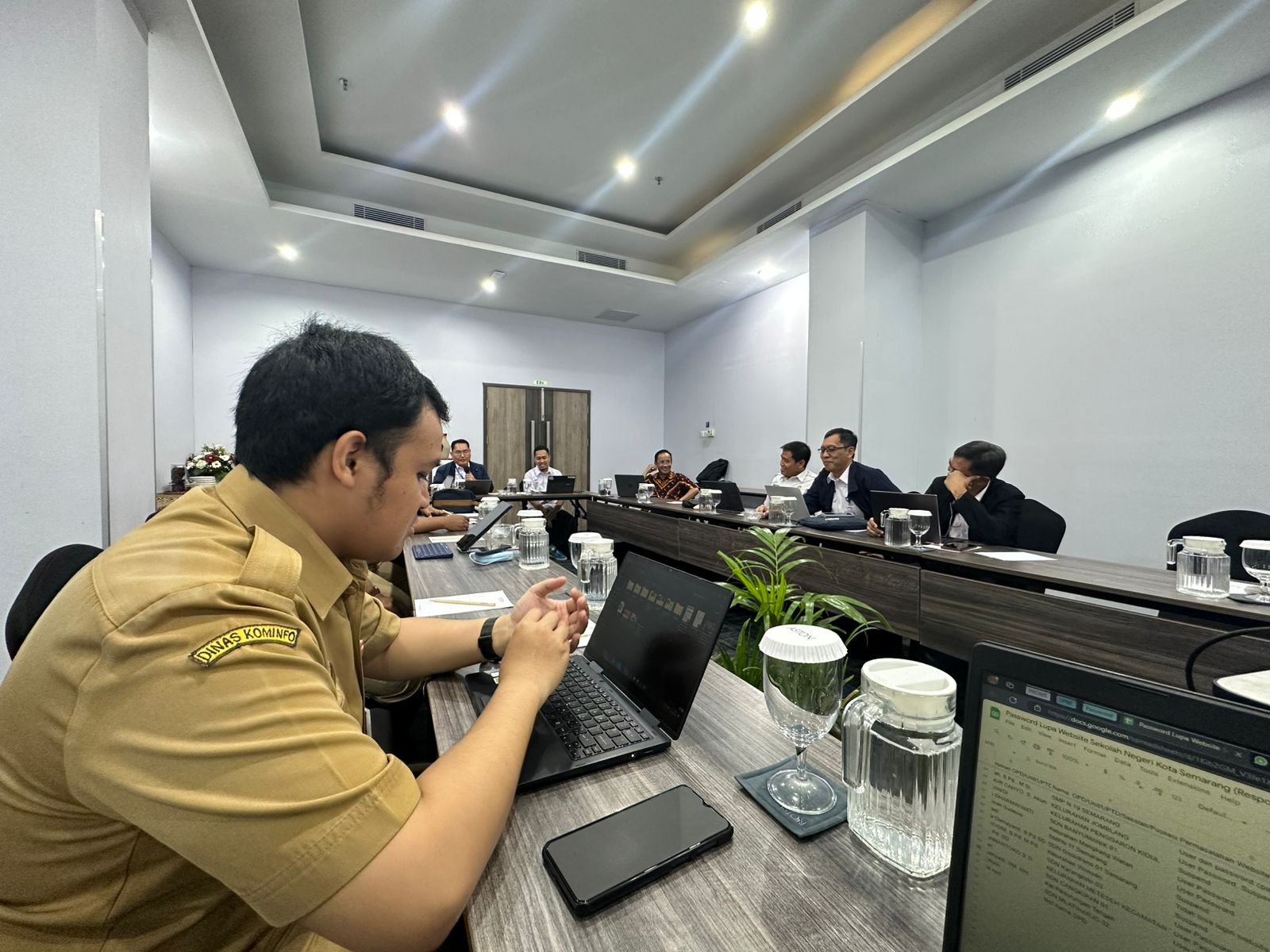 DISKOMINFO Kota Semarang Ikuti Pembahasan Reviu dan Revisi Arsitektur Infrastruktur dan Aplikasi SPBE Nasional